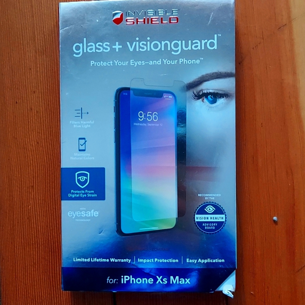 Zagg Invisible Sheild Glass Screen Protector iPhone Xs Max